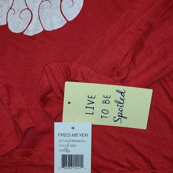 Don't Stop Believing Santa Holiday Lounge Shirt - Picture 2 of 7